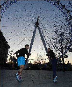 hashing past the London Eye